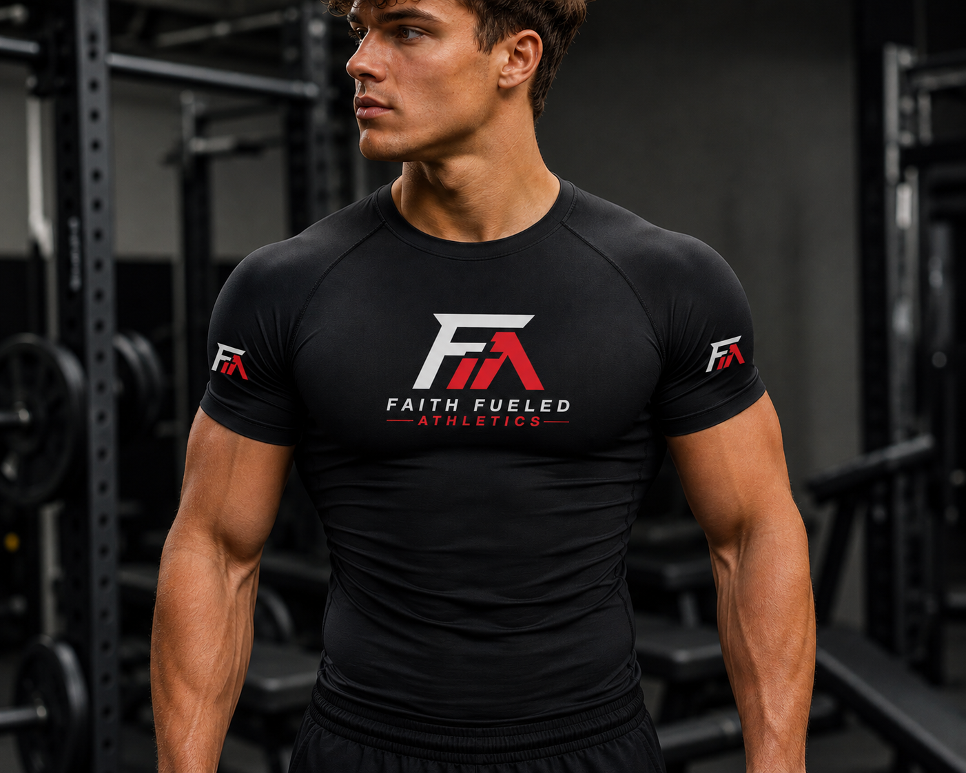 Faith Fueled Athletics training apparel and athletic training environment
